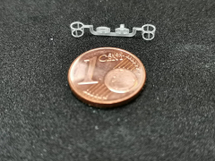 DD-164 - 3 D Druck Zubehör Scania R Lampenbügel 2er Oval mir RKL Schutzbügel Astabweiser l in 1:87