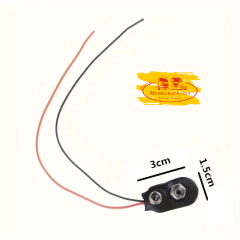 11445 - BH9VQ Clip 9 Volt längs ausgerichtet