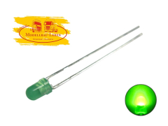 LED 3 mm grün diffus