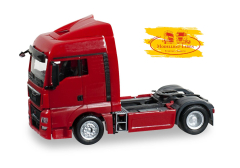 Herpa 304245 MAN TGX XLX Euro 6 Solo-Zugmaschine rot, 1:87