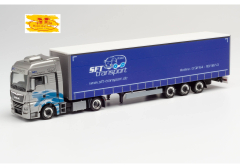 Herpa 311816 MAN TGX XXL Lowliner-Sattelzug &quote;SFT Transporte&quote;