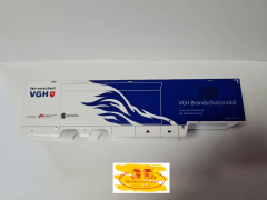 Herpa 0075 - Kofferaufbau vollverkleidet mit 2 Achsen 1:87