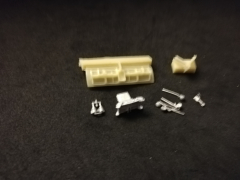 Resin Kleinserien Schneepflug mit Zubehör