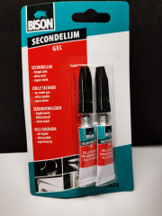 Bison 25552 Sekundenkleber Gel Super Glue , 2 x 2,0 gr.