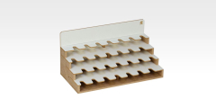Hz - OM05o Hobby Zone Modular Workshop System Organizer Öl Farben Modul für 28 x 15mm 1 Stk