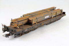 Ladegüter Bauer H01080 H-Stahlträger unterschiedliche H-Stahlprofile verrostet und ges
