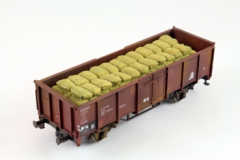 Ladegüter Bauer H01158 Säcke, gestapelt für E-Wagen aufgestapelte Jutesäcke Länge 99 mm