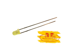 LED 3 mm gelb diffus Low-Current