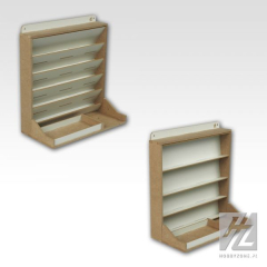 Hz - S3base Hobby Zone Modular Workshop System Organizer - Farbregal - Basismodul Unterbau