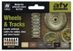 VA 71.213 Model Air Set Wheels & Tracks 6 Farben