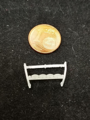 DD-324 - 3 D Druck Zubehör DAF Lampenbügel SSC 4er oval Blitzer eckig Version 2 - 1:87