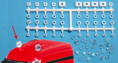 691513 Rundumkennleuchten - flach- für LKW, transparent (20 Stück)