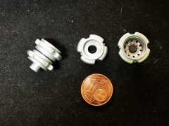 2020.55 Zubehör - 1:50 - 2 teilige Felge (4 Kerben) - silber - 15 mm - 1 Stück