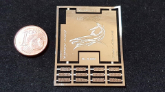 A-099, Ätzteil, Neusilber, Scania BlueShark Chassisabdeckung