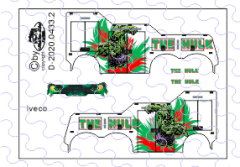 D-2020.0433.2 - Decalsatz &quote;THE HULK&quote; für Bergefahrzeug Iveco - 1:87
