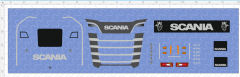 D-2017.030 - Decalsatz Scania S Fahrerhausaplikationen
