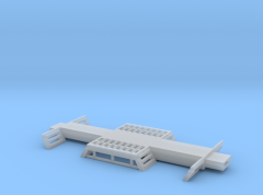 DD-338 - 3 D Druck Zubehör Semi-Teleskopeinleger Radlader Forst - 1:87