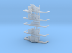 DD-339 - 3 D Druck Zubehör MAN Schwerlast Kupplungs Set Euro 6 - 1:87