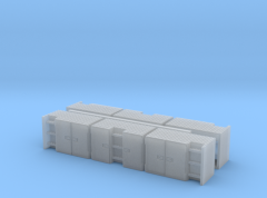 DD-340 - 3 D Druck Zubehör Scania Staukisten 6er Set - 1:87