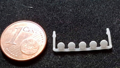 DD-061 - 3 D Druck Zubehör Scania R 5er rund Lampenbügel 1:87