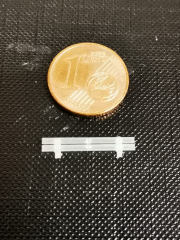 DD-353 - 3 D Druck Zubehör Sidebar, gerade, eckig, 1 Paar 15 mm