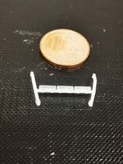 DD-359 - 3 D Druck Zubehör DAF Lampenbügel SSC 3er LED eckig - 1:87