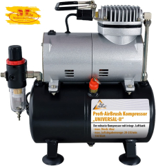 Profi-AirBrush Kompressor Universal II -mit Start/Stop-Automatik