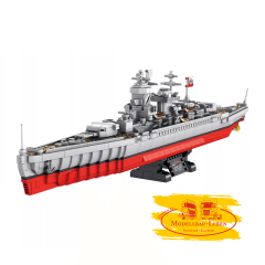 Panlos 637002 Schlachtschiff Deutsche Klasse Bausatz 1418 Teile