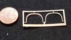 A-065, Ätzteil, Neusilber, Mercedes Benz MP4 Kotflügel hinten