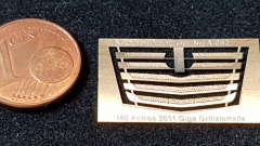 A-052, Ätzteil, Neusilber, Mercedes Benz Actros 2011 Giga Grill