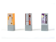 Rietze 70198 - Getränkeautomaten - 1:87 (3 Stück)