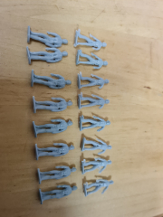 Figurenset 16 Figuren grau