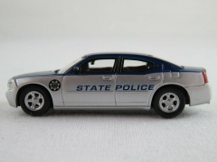 Ricko 38568 Dodge Charger (2005-2010) &quote;State Police&quote; silber/blau (USA)&quote; 1:87