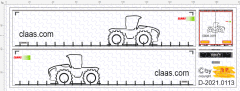 D-2021.0113 - Decalsatz Claas Auflieger Version IV - 1:87