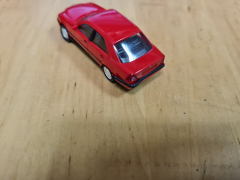 Herpa 0095 - Mercedes-Benz C220 rot gebraucht mit leichten Schäden