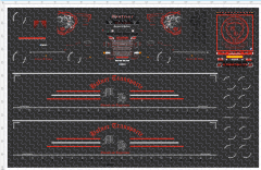 D-2018.0259 - Decalsatz Spedition Hafner Scania R 500 mit Planenauflieger Hafner - 1:87