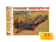 SDV Model 87033 Bausatz Tieflader P 20 Maßstab 1:87