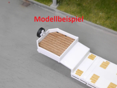 EM604 Holz Auflage für Herpa Semitieflader dunkel