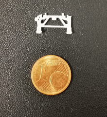 DD-402 - 3 D Druck Zubehör Stützfuss Auflieger - 1 Stück - 1:87