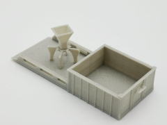 PMM 021 - 3D PLA Druck Abrollbehälter Sandsackfüllanlage - 1 Stück 1:87