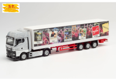 Herpa 941273 MAN TGX GX Gardinenplanen-Sattelzug &quote;Rundgang&quote;
