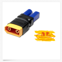 Adapter EC5 Female auf XT90 Male Goldstecker Stecker Buchse Lipo 1 Stück