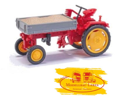 Busch 210 005003 Landwirtschaft Traktor RS09 mit Kies Ladung -1:87 -Mehlhose