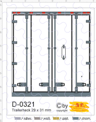 D-0321 Trailerheck - 1 Stück 1:87
