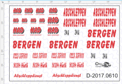 D-2017.0610 - Decalsatz Bergungsschriftzüge HAD 1:87