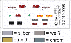 D-2019.0906 - Decalsatz Bergungsschriftzüge HAD 1:87