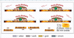 D-2020.1203.2 Holzpellets Decal für Hängerzug - 1:87