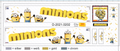 D-2021.0202 Decalsatz Minions Auflieger + Zugmaschine - 1 Stk - 1:87
