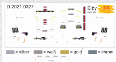 D-2021.0327 - Decalsatz Scania Buffalo Race Truck 1:87