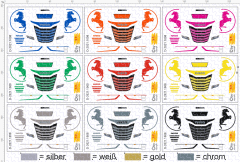 D-2021.1008 - Decalsatz Iveco S-Way Iveco Pferd im Kreis - 1 Stück - 1:87 Farbwunsch